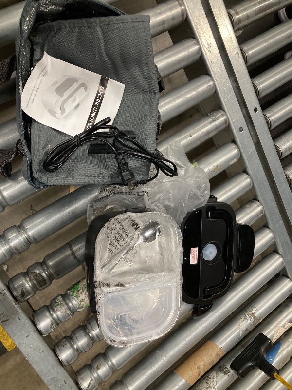 Photo 1 of *****Factory seal*****

IXIIE Electric Lunch Box 80W for Adults, 1.5L Lunch Warmer with 2 Compartments for Truck/Car/Work, Fast Portable Heated Lunch Box Food Warmer Heater 12/24/110V, Removable Stainless Steel Container