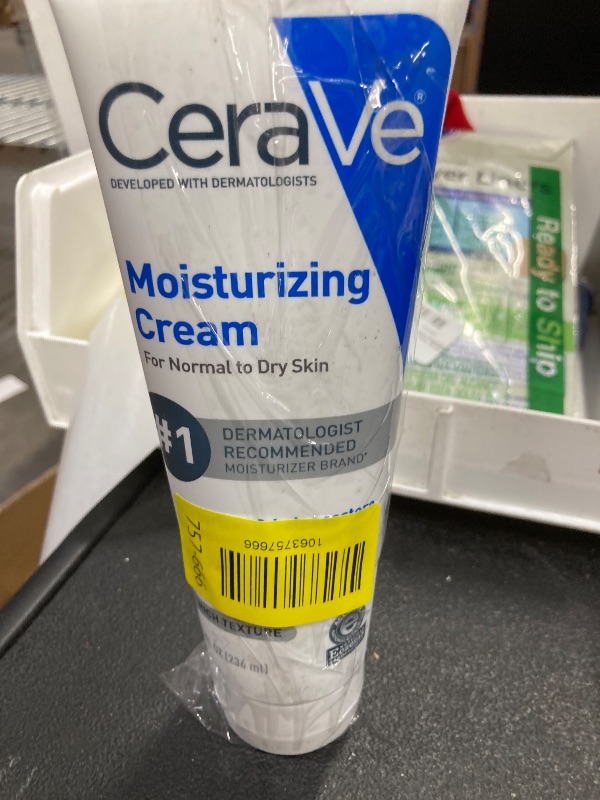 Photo 1 of ****USED****
CeraVe Moisturizing Cream, Face Body Moisturizer, Normal to Dry Skin, 8 Fl Oz