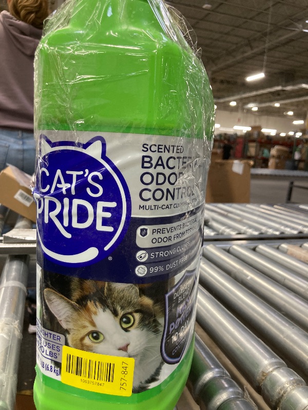 Photo 1 of ****MISSING CAP****
Cat's Pride Max Power: Bacterial Odor Control - Up to 10 Days of Powerful Odor Control - Strong Clumping - 99% Dust Free - Multi-Cat Litter, Scented, 15 Pounds