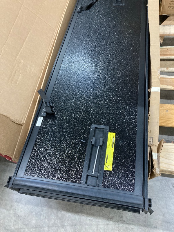 View 6 of ***(MISSING PARTS -SELLING AS IS )*** RealTruck BAK BAKFlip MX4 Hard Folding Truck Bed Tonneau Cover | 448130 | Fits 2019-2025 Chevy/GMC Silverado/Sierra, w/MultiPro/Flex Tailgate (Will not fit Carbon Pro Bed) 5' 10" Bed (69.9") ***(SOME SCUFFS/SCRATCHES