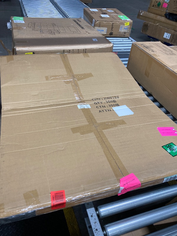 Photo 1 of ***ITEM IS BENT***Suzile 1 Pcs Gray Enclosed Bulletin Board Lockable Cork Case Notice Board Aluminum Framed Waterproof Locking Cabinet with Mounting Screws for School Class Office Wall Display Pictures 48x36 Inch***ITEM IS BENT***