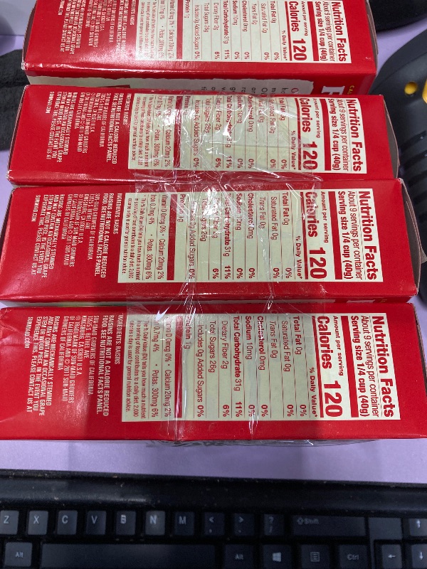 Photo 1 of **4**Sun-Maid California Sun-Dried Raisins - 12 oz Sharing-Size Box - Dried Fruit Snack for Lunches, Snacks, and Natural Sweeteners