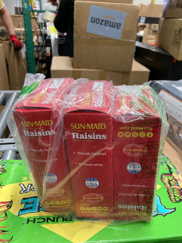 Photo 1 of **3**Sun-Maid California Sun-Dried Raisins - 12 oz Sharing-Size Box - Dried Fruit Snack for Lunches, Snacks, and Natural Sweeteners