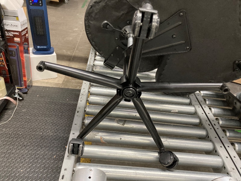 Photo 1 of ***missing 2 wheels***
Pinmoco Ergonomic Cross Legged Swivel Chair, Adjustable Height and PU Leather, Meditation& ADHD Chair with Back Support, Home and Office, Black