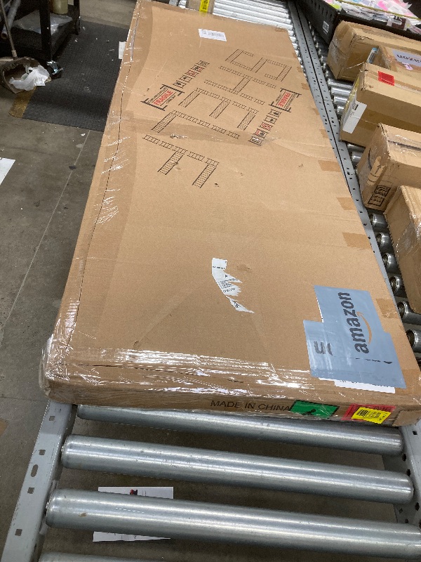 Photo 1 of  5 Tiers Bookshelf, Artsy Modern Bookcase, Storage Rack Shelves Books Holder Organizer for Movies in Living Room/Home/Office - Rustic Brown