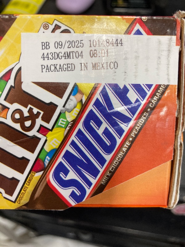 Photo 1 of ******NO RETURN******
Mars M&M'S, SNICKERS, 3 MUSKETEERS, SKITTLES & STARBURST Variety Pack Full Size Bulk Candy Assortment, 56.11 oz, 30 Count