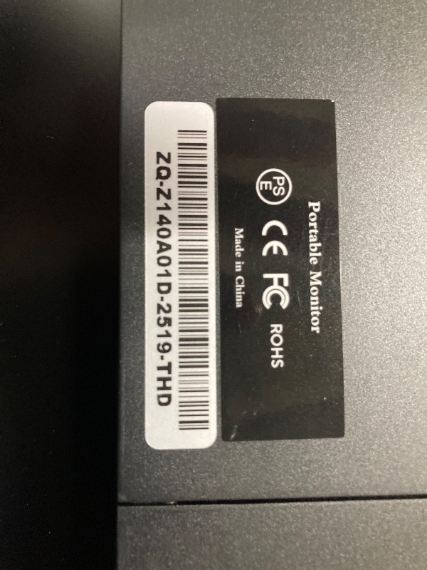 Photo 1 of **MISSING CABLE AND MANUAL/HAS SCRATCH ON SCREEN**HotYeah Triple Laptop Screen Extender, 14" 1080P Dual Portable Extended Monitor, USB-C Travel Monitor w/Kickstand & 360°Rotation, Tri Screen Monitor for 14-17" Laptop, One Cable Connection, Wins Only