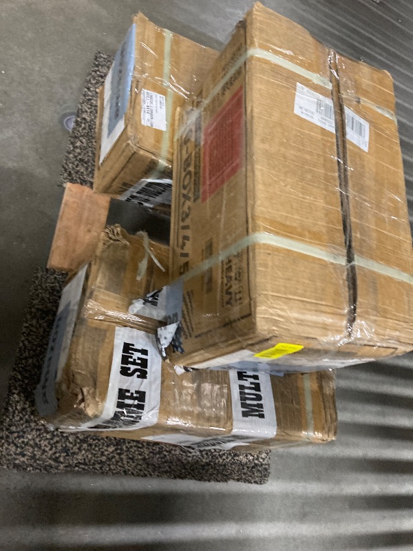 Photo 1 of **Missing parts, PLEASE SEE THE SECOND PHOTO, WITHOUT THE MACHINE**Fitvids Home Gym, Multifunctional Workout Equipment with Leg Press, Exercise Equipment for Home with Pulley System, Home Gym Equipment for Full Body Strength Training, 160LBS (3 BOXES)