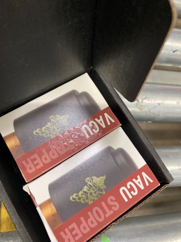 Photo 1 of [2 PACK] Wine Bottle Stoppers,Vacuum Wine Bottle Stoppers, Reusable Wine Protectors With Time Scale Memory,100% Sealed To Keep Truly Fresh Wine Cork,Best Gifts For Wine Lovers For Holiday Gifts.