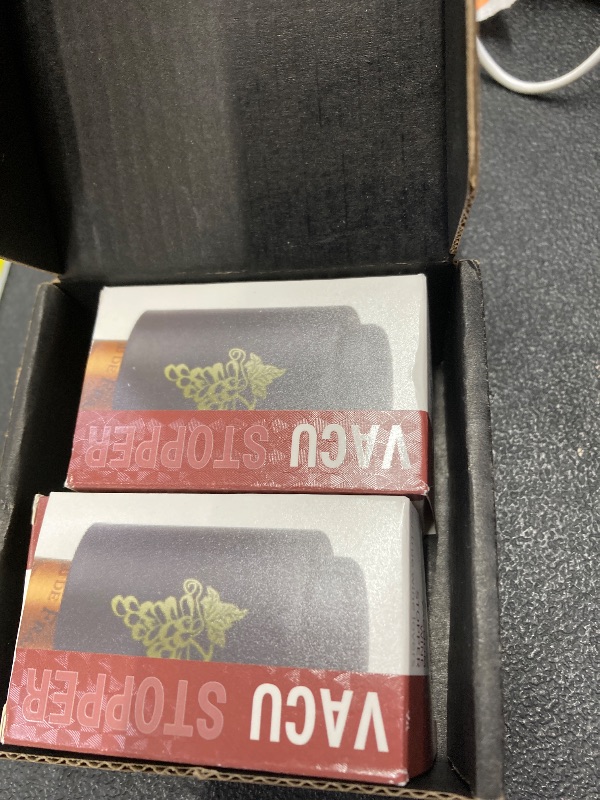 Photo 1 of [2 PACK] Wine Bottle Stoppers,Vacuum Wine Bottle Stoppers, Reusable Wine Protectors With Time Scale Memory,100% Sealed To Keep Truly Fresh Wine Cork,Best Gifts For Wine Lovers For Holiday Gifts.