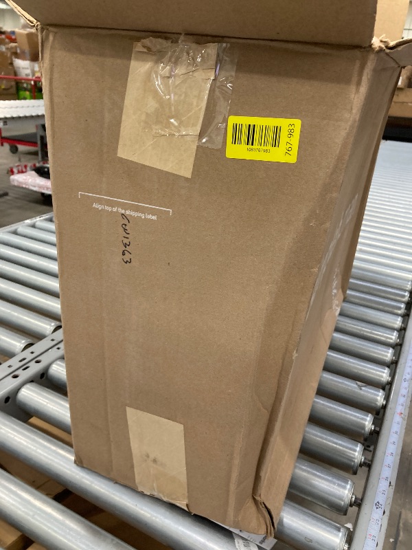 Photo 1 of ***USED&***simplehuman 40 Liter / 10.6 Gallon Slim Kitchen Step Trash Can With Secure Slide Lock, Grey Plastic