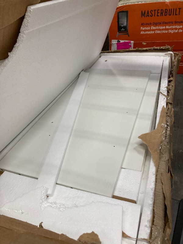 Photo 1 of ***PARTIAL SET***DWVO White Farmhouse8 Drawer Dresser, 47.2" W Large Vintage Double Dresser Chest of Drawers with Charging Station and Side Organizer Bag, Wood Storage with Retro Metal Handle for 300lbs for Hallway