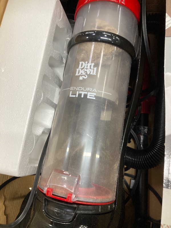 Photo 1 of ***** DIRTY****Dirt Devil Endura Lite Upright Bagless Vacuum Cleaner for Carpet and Hard Floor, Powerful, Lightweight, Corded Vacuum Cleaners for Home Use