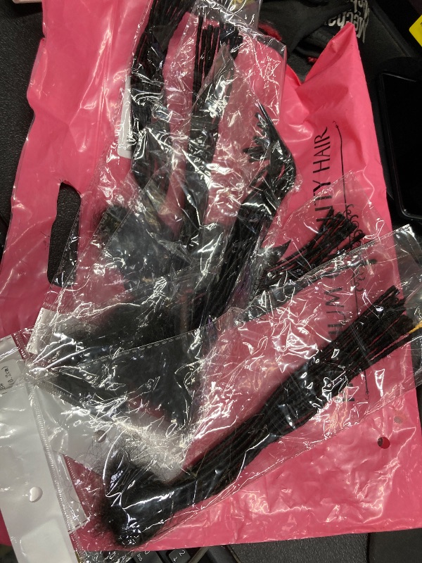 Photo 1 of ***5 PACKETS. NO NEEDLE OR COMB***ADIASAI 0.2cm Width 8 Inch 60 Strands 100% Human Hair Dreadlock Extensions for Men Women Kids Full Handmade Human Hair Loc Extensions Permanent Dread Extensions with Needle and Comb***5 PACKETS. NO NEEDLE OR COMB***