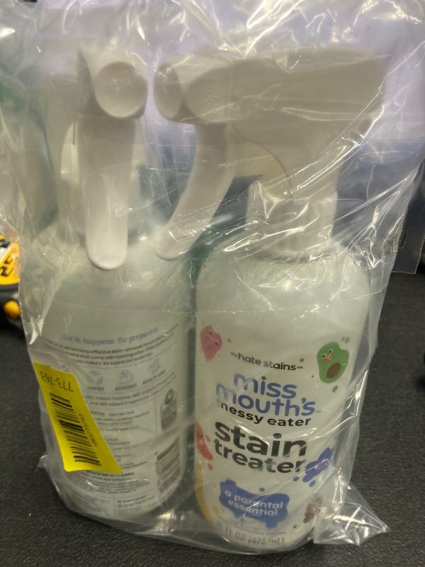 Photo 1 of ***2 BOTTLES INCLUDED***Miss Mouth's Messy Eater Stain Treater Spray - 16oz Stain Remover - Newborn & Baby Essentials - No Dry Cleaning Food, Grease, Coffee Off Laundry, Underwear, Fabric**2 BOTTLES INCLUDED***