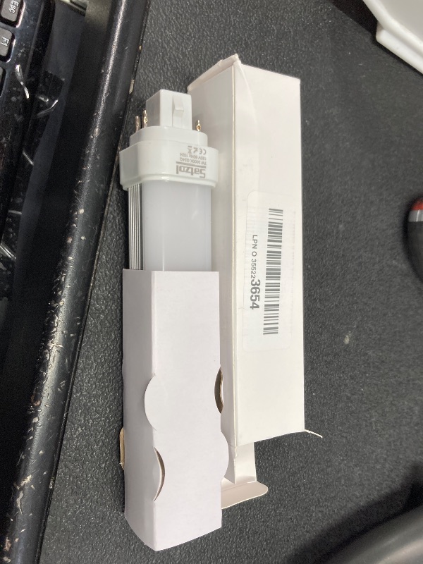 Photo 1 of ***THERE IS ONLY 1 BULB***SATZOL 7W G24q LED Bulb, Warm White 3000K PLC-13W 4 Pin G24q-1 Compact Fluorescent Light Bulb Replacement, Bypass Ballast Pack 2***THERE IS ONLY 1 BULB***