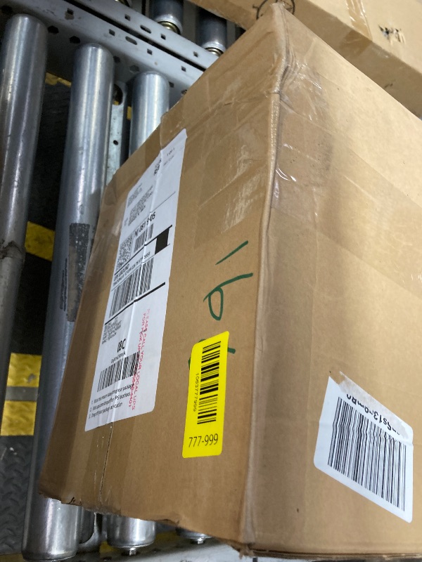 Photo 1 of **NEEDS CLEANING**Amazon Basics Upright Bagless Vacuum Cleaner for Carpet and Hard Floors, With Crevice and Upholstery Tools, Detachable Handle, Lightweight (8.4 lbs), 1.7L Dust Cup, 720W, 25ft Cord, Black/White