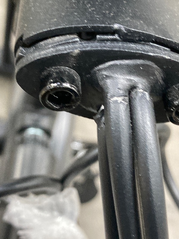 Photo 1 of ***DAMAGE -SELLING AS PARTS ONLY*** MERACH Exercise Bike Magnetic Home Stationary Bike with Free App Quiet Indoor Cycling Bike with 300lbs Weight Capacity Dumbbell Rack