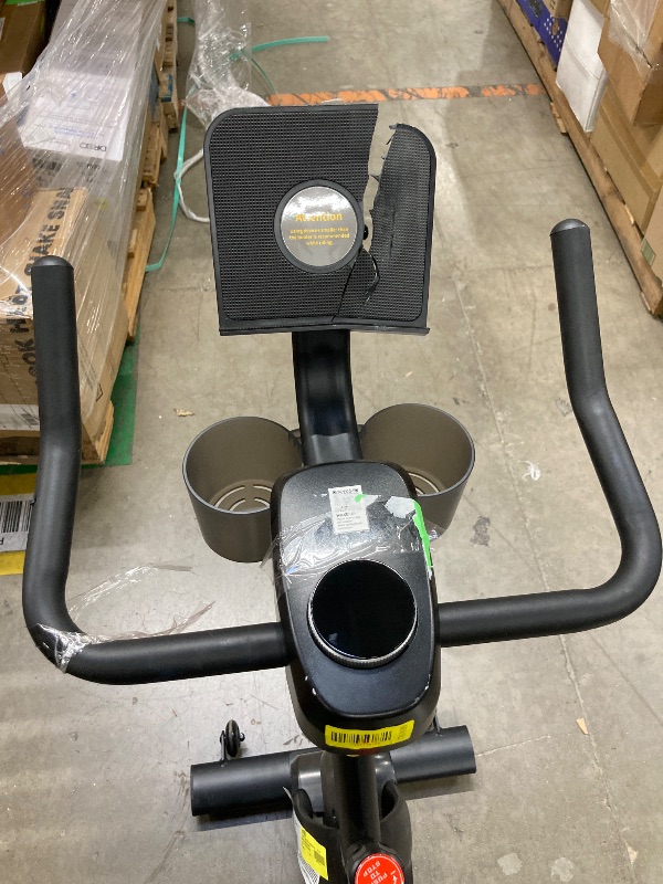 Photo 1 of ***DAMAGE -SELLING AS PARTS ONLY*** MERACH Exercise Bike Magnetic Home Stationary Bike with Free App Quiet Indoor Cycling Bike with 300lbs Weight Capacity Dumbbell Rack
