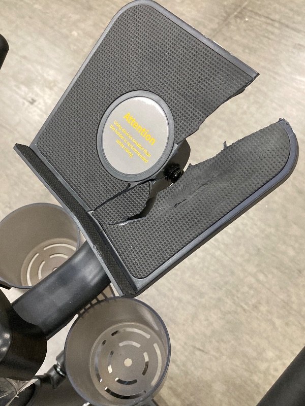 Photo 1 of ***DAMAGE -SELLING AS PARTS ONLY*** MERACH Exercise Bike Magnetic Home Stationary Bike with Free App Quiet Indoor Cycling Bike with 300lbs Weight Capacity Dumbbell Rack