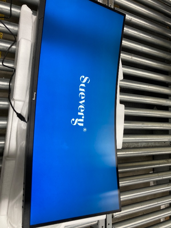 Photo 1 of **FOR PARTS ONLY** HAS SCREEN ISSUES - FUNCTIONAL BUT FLICKERS**

Suevery 34" Ultrawide Curved Gaming Monitor - 165Hz, WQHD/3440x1440P, 1500R, HDMI/DP, Black