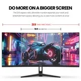 Photo 1 of **FOR PARTS ONLY** HAS SCREEN ISSUES - FUNCTIONAL BUT FLICKERS**

Suevery 34" Ultrawide Curved Gaming Monitor - 165Hz, WQHD/3440x1440P, 1500R, HDMI/DP, Black