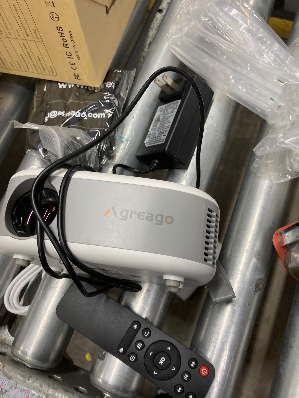 Photo 1 of ***It's in poor condition and is missing a part; it's unknown if it works 100%***15000 Lumens Outdoor Movie Projector - Native 1080P HD Portable Projector with WiFi 6/Bluetooth 5.2, 300" Screen | Compatible with iPhone, Android, Fire Stick, PS5, Xbox(USB-