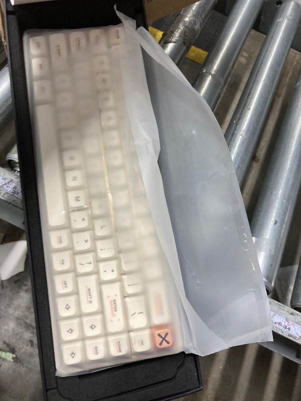 Photo 1 of **It's used, it's missing a part and it's not known if it works 100%.**IQUNIX Magi65 Low Profile Mechanical Keyboard Wireless 65% Keyboard Ultra Slim for Creamy Typing, Hot Swappable, RGB Backlit, PBT Keycaps, Aluminum Case, BT/2.4G/USB-C, for Mac/Windows