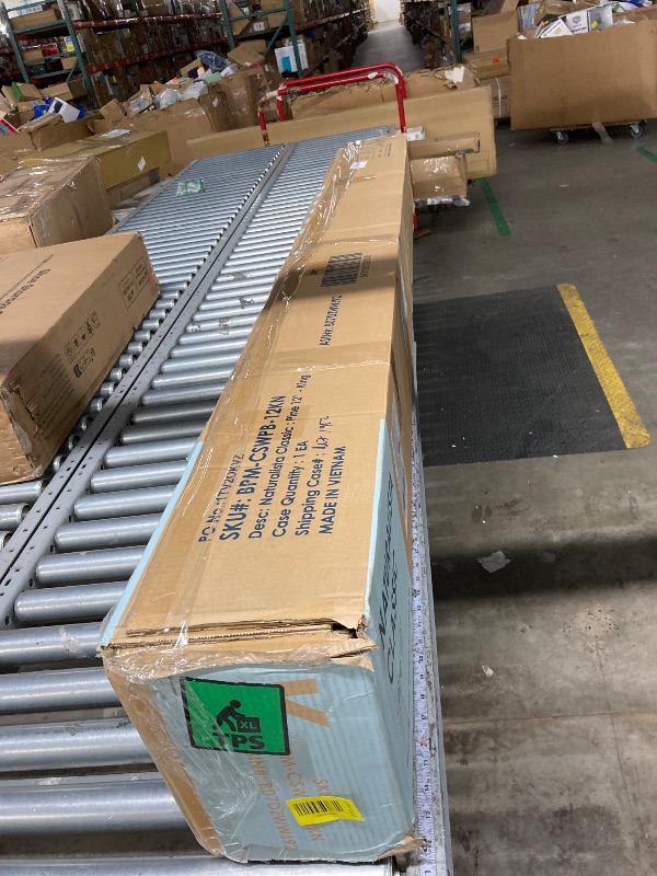 Photo 1 of **It's used, it's missing a part and it's not known if it works 100%.***Mellow Naturalista Classic - 12 Inch Solid Wood Platform Bed with Wooden Slats, No Box Spring Needed, Easy Assembly, King, Natural Pine