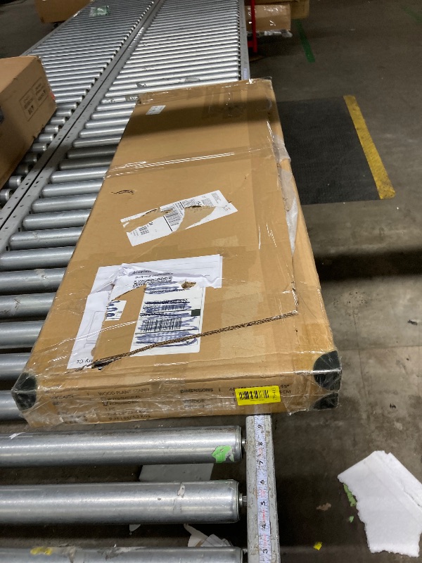 Photo 1 of ***It's used, it's missing a part and it's not known if it works 100%.****IDZO 4 Tier Wooden Ladder Shelf 44 in Bookcase Ladder Shelf Storage Shelves Rack Shelf Unit for Office and Home 44 x 16.5 inches, Wood Brown