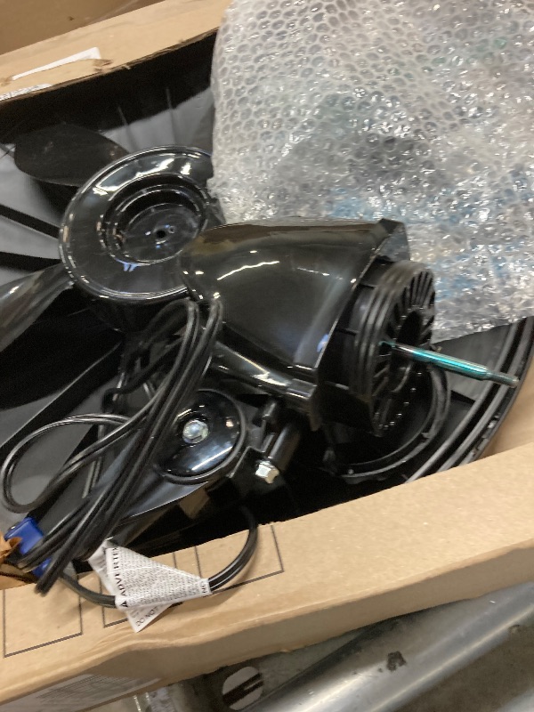 Photo 1 of **It is used, missing a part, and it is not known if it works 100%**Lasko Pedestal Fan, Oscillating Fan for Bedroom with Adjustable Height and 3 Cooling Speeds, Portable, 18", Black, 1827