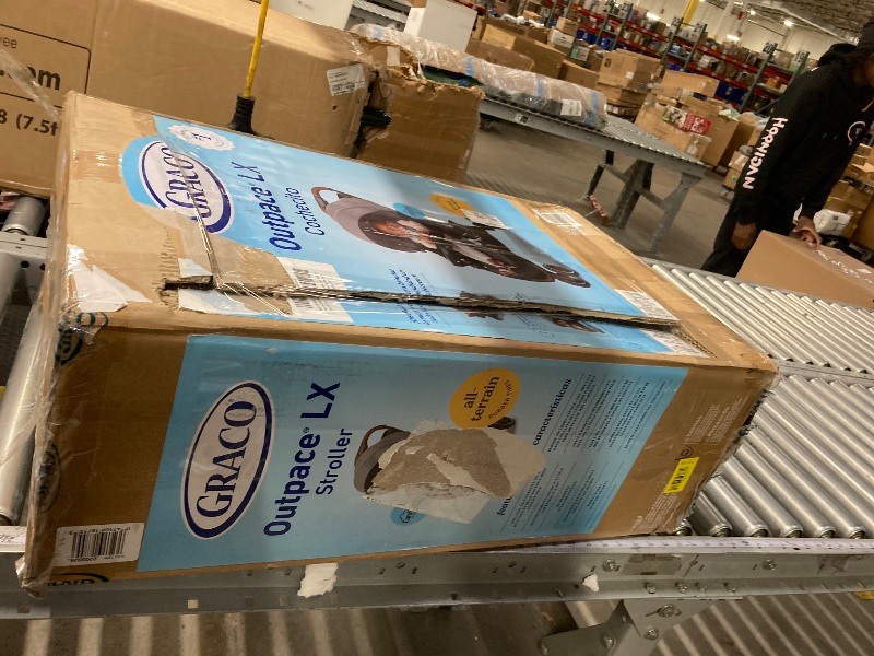 Photo 1 of **It is used, missing a part, and it is not known if it works 100%****Graco Outpace LX All-Terrain 3-Wheel Baby Stroller, Cohen €” Compatible for Travel System, Easy One-Hand Fold, in-Seat Suspension for Comfortable Ride, Never-Flat Rubber Tires