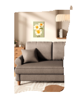 Photo 1 of ***This item is used, missing parts, and its functionality is unknown; therefore, it is non-refundable.***87" Sofa Couch, Comfy Extra Deep Seat 3 Seater Couch for Living Room with Soft Upholstered Round Arms,Free 2 Pillows,Brown