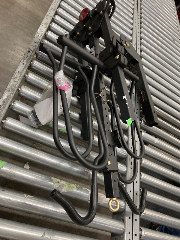 Photo 1 of ***This item is used, missing parts, and its functionality is unknown; therefore, it is non-refundable.****oung Electric Ebike Rack, 200lb Capacity, Alloy Steel Hitch Mount, Fits 5-Inch Fat Tire Bikes, 2-Inch Receiver