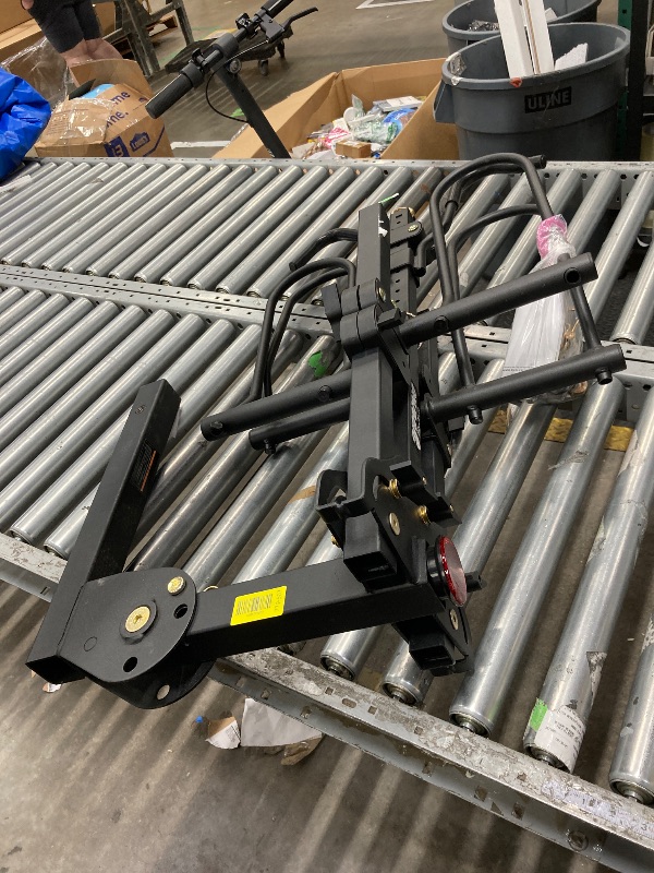 Photo 1 of ***This item is used, missing parts, and its functionality is unknown; therefore, it is non-refundable.****oung Electric Ebike Rack, 200lb Capacity, Alloy Steel Hitch Mount, Fits 5-Inch Fat Tire Bikes, 2-Inch Receiver