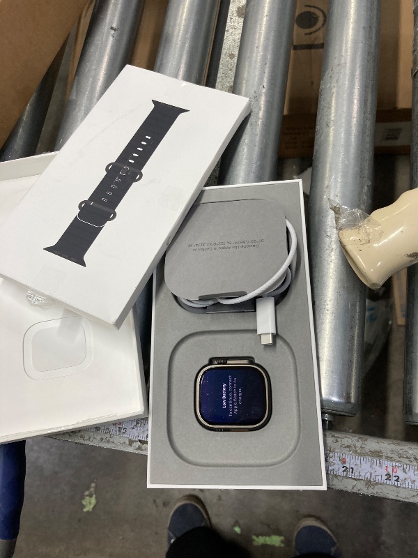 Photo 1 of **It's used, it was connected, and it's unknown if it works 100%.***Apple Watch Ultra 2 [GPS + Cellular 49mm] Smartwatch, Sport Watch with Black Titanium Case with Black Ocean Band. Fitness Tracker, Precision GPS, Action Button, Extra-Long Battery Life
