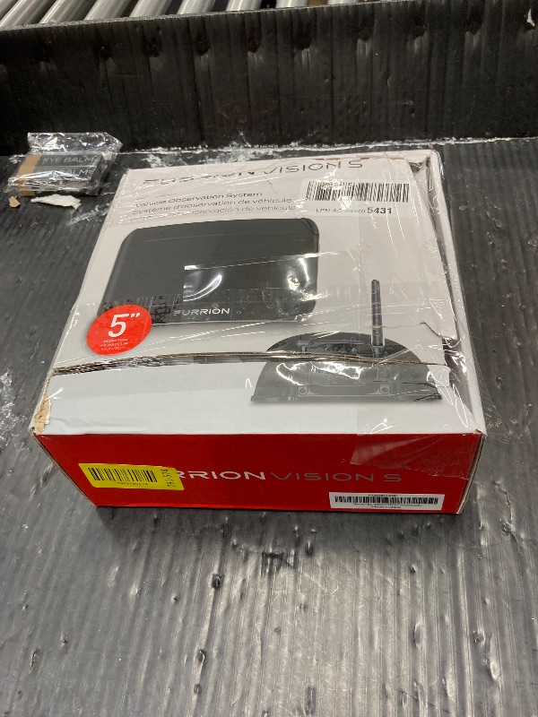 Photo 1 of **It's used; it's unknown if it's missing parts and if it works 100%.*** Vision S Wireless RV Backup Camera System with 5-Inch Monitor, 1 Rear Sharkfin, Infrared Night Vision, Wide-Angle View, Hi-Res, IP65 Waterproof, Motion Detection, Microphone - FOS05T