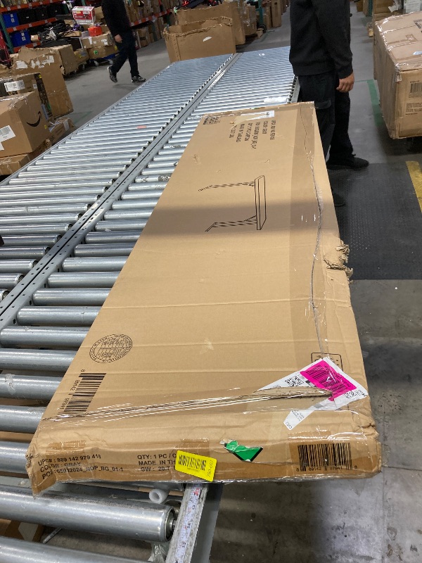 Photo 1 of **It's used; it's unknown if it's missing parts and if it works 100%.***Flash Furniture Kathryn Commercial Grade 6-Foot Gray Plastic Folding Training Table