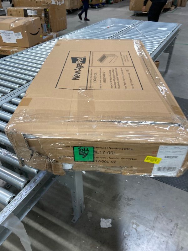 Photo 1 of ***It's used; it's unknown if it's missing parts and if it works 100%.****New Age Pet ECOFLEX 48" Mojave Reptile Lounge -Durable Wood Plastic Composite Habitat with Ventilation, Removable Glass Doors & Lock, Easy Assembly, for Tortoises, Snakes, Iguanas