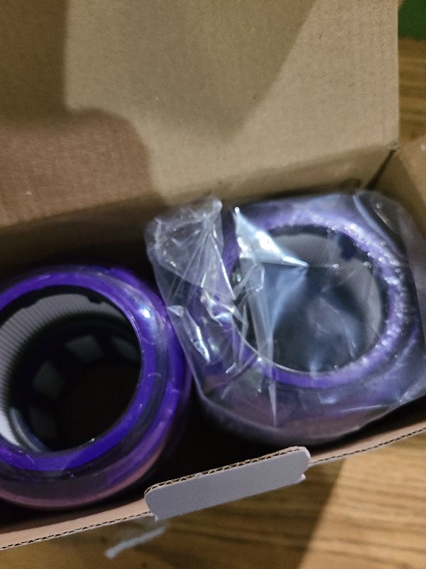 Photo 1 of 2 Pack V11 And V15 HEPA Filter Compatible for select Dyson V11 (SV14, SV15, SV17, SV28) and V15 (SV22, SV47) cordless vacuum cleaners. Replacement part for Dyson part number: 970013-02.