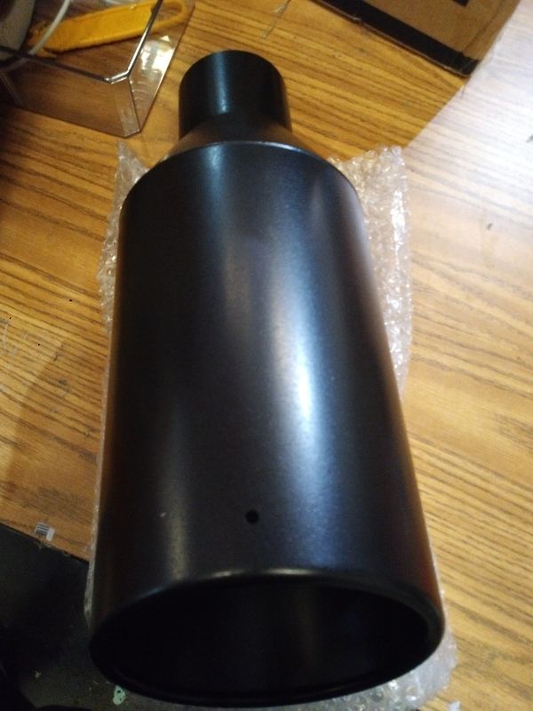 View 2 of 2.5”ID to 3.0”OD Exhaust Adapter, Stainless Steel Exhaust Pipe Connector Reducer, Universal 2.5 Inch to 3 Inch Kit