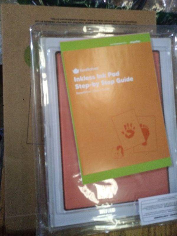 Photo 1 of 1-Pack Inkless Baby Hand and Footprint Kit - Mess Free Ink Pad for Newborn Keepsake, Dog Nose & Paw Print Kit, Clean Touch Ink Pad for Baby Hand & Footprints, Ideal New Mom Gifts (Candy Pink, J)