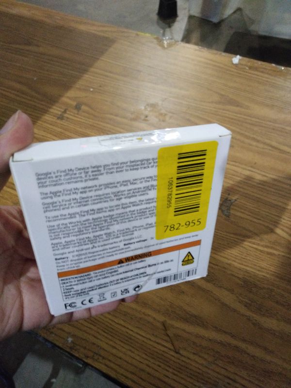 Photo 1 of 2-in-1 Air Tracker Tag for iOS & Android - Smart Tags Dual System Bluetooth Finder Compatible with Apple Find My & Android Find Hub, Mini GPS Tracker Item Finders for Keys, Wallet, Luggage, Pet, Bike