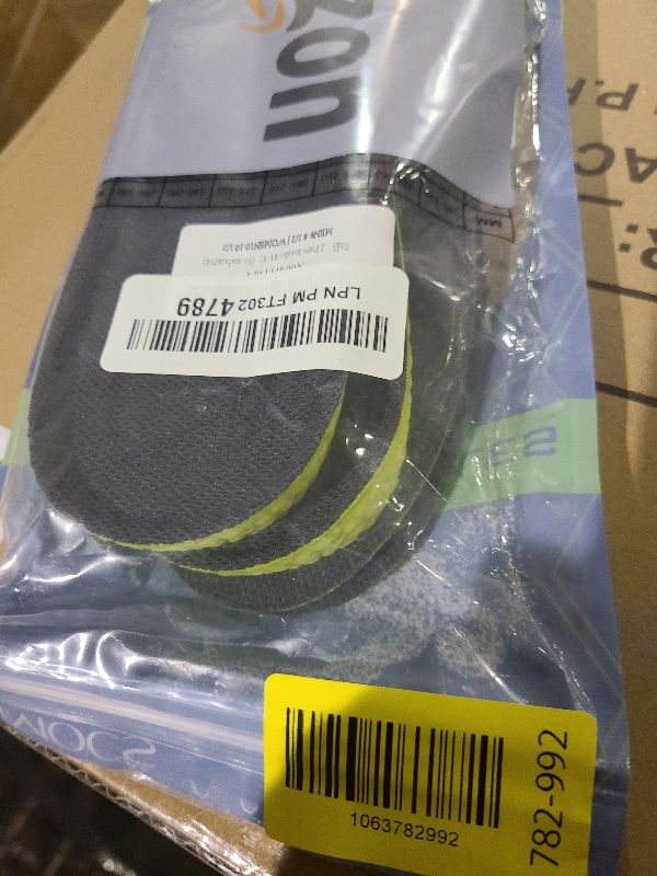 View 2 of 2 Pairs Comfort Insoles, Feature Foam Cushioning That rebounds with Each Step. Multi-Layer Shock-Absorbing Design Reduces Foot Pressure and Pain