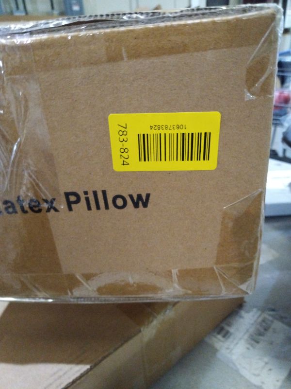 Photo 1 of 100% Talalay Latex Pillow Bed Pillow for Sleeping, Extra Soft Natural Latex Sleeping Pillow for Back, Stomach or Side Sleepers, Removable Breathable Cotton Cover - High Elasticity (Queen Size)
