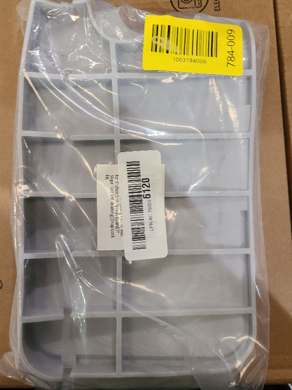 Photo 1 of 17.7'' Folding Faucet Mat for Kitchen Sink Splash Guard[7° Slope Fast Self-draining][Snap Lock Fit] Kitchen Sink Faucet Mat Splash Guard Kitchen Sink Area Water Splash Guard Behind Faucet Draining Mat