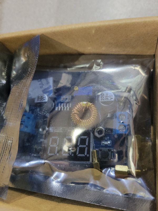 Photo 1 of [2 Pack] DC-DC 5A Buck Converter 4-38V to 1.25-36V Step-Down Voltage Regulator High Power Module with LED Display