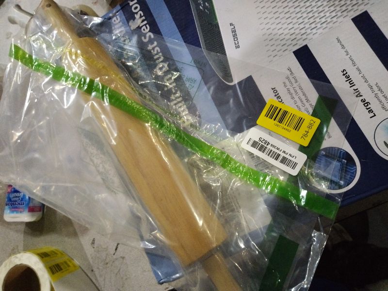 Photo 1 of 17.5 inch Wooden Rolling Pin for Baking - Long Dough Roller for All Baking Needs