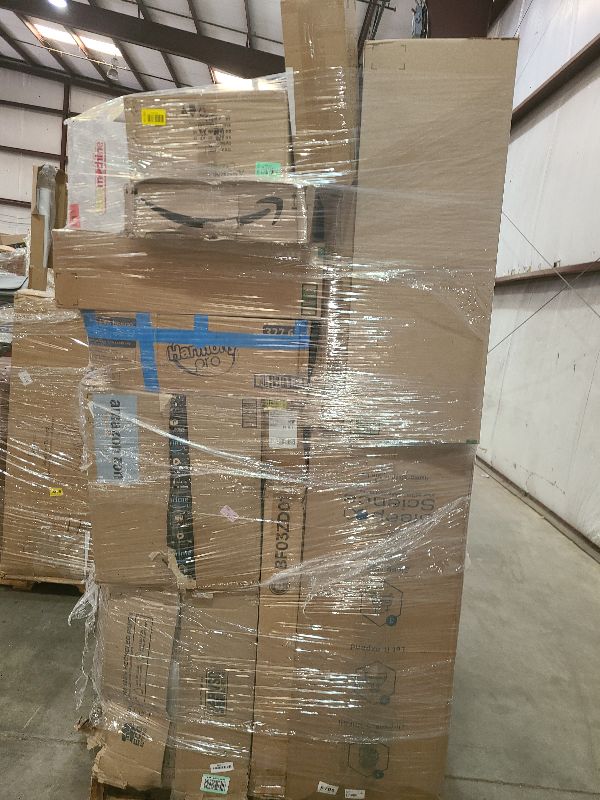 Photo 1 of As is general merchandise pallet roughly 60 items