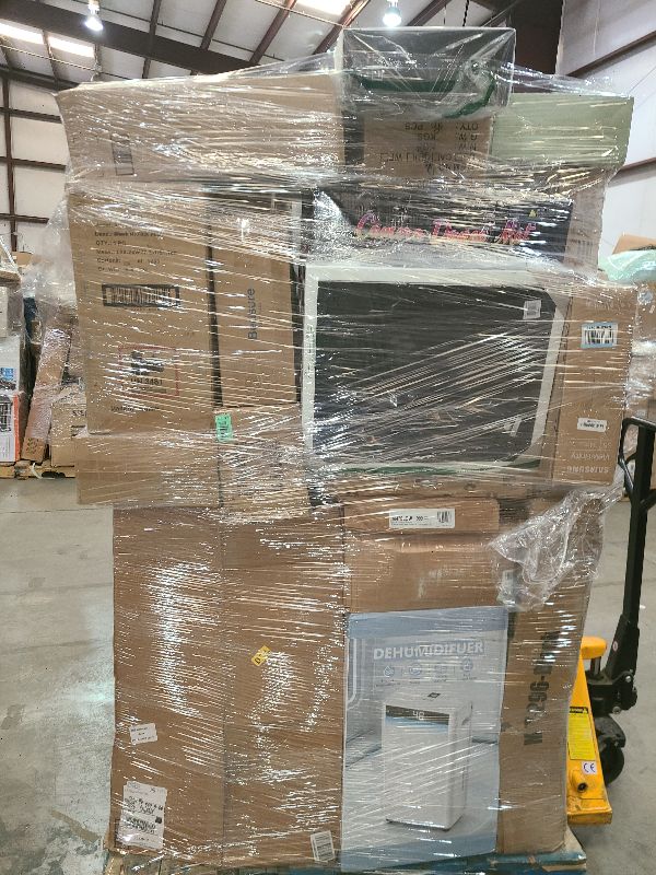 Photo 1 of As is general merchandise pallet roughly 60 items